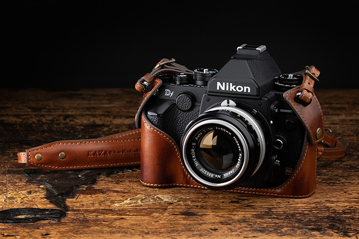 新品 本革カメラケース Nikon ニコン DF用 ブラック