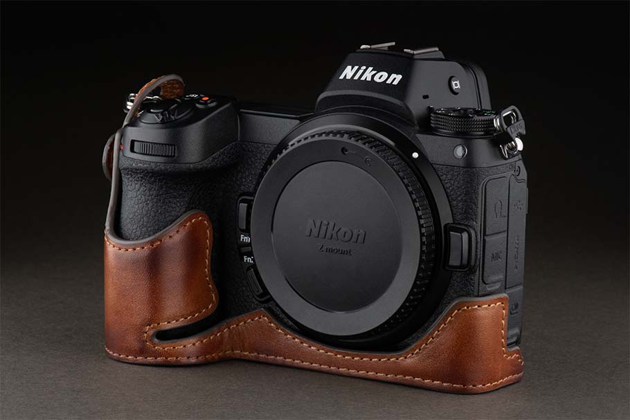 LIM's NK-Z72BK ハーフレザーケース Nikon Z7ii用　ミラーLIM