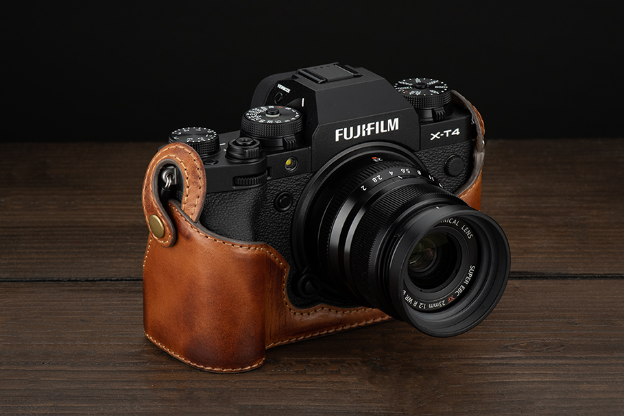 GARIZ FUJIFILM X-T4用 本革カメラケース XS-CHXT4BK ブラック - southwestne.com