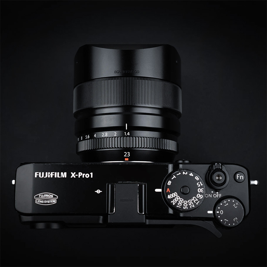 FUJIFILM XF23mmF1.4 角型フード・純正フィルター付き-