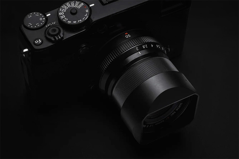 スクエアフード FUJIFILM XF50mmF2 R WR専用 角型アルミフード ...